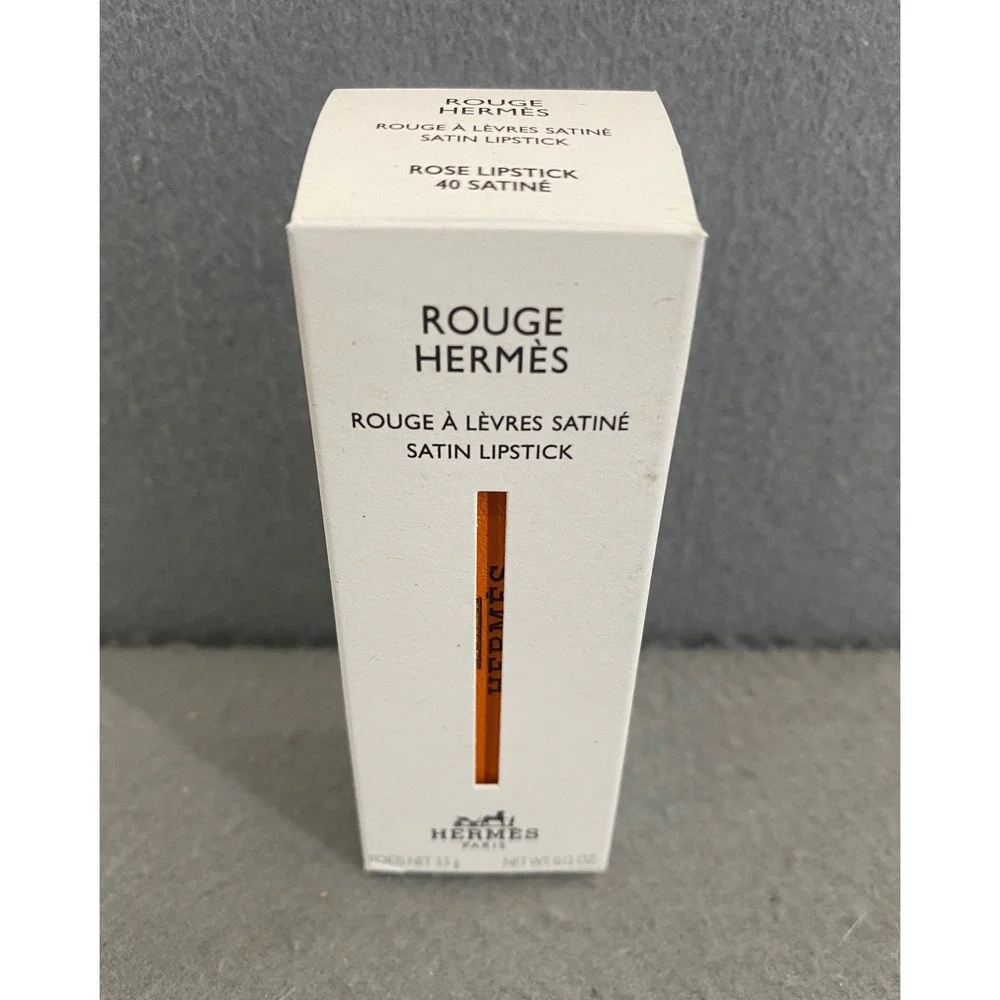 Hermes Rouge Hermes Magnetic Lipstick Sleeve & Box 0.12oz  Refillable PRISTINE